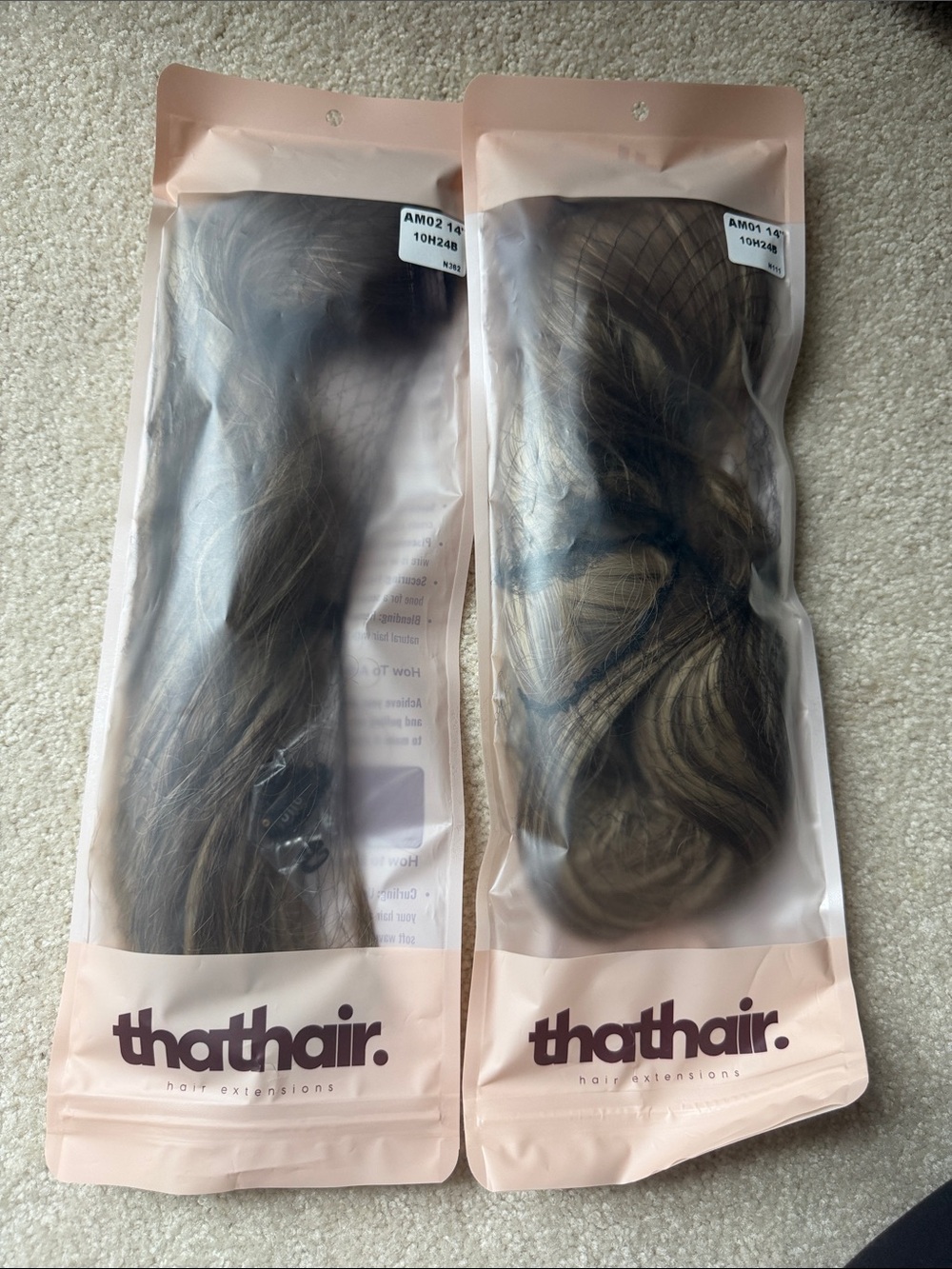 Women's Clip-In Hair Extensions – Brown